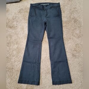 American eagle black chino pants